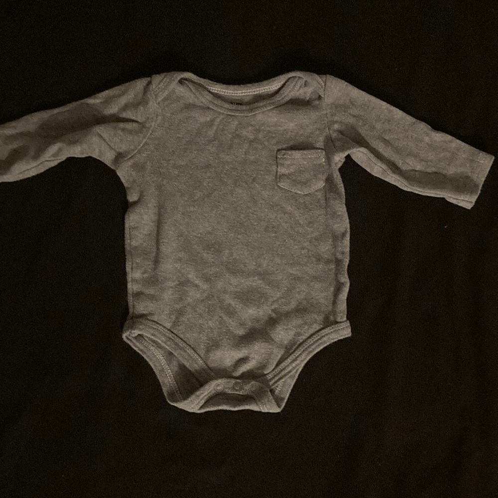 Gray one piece With pocket